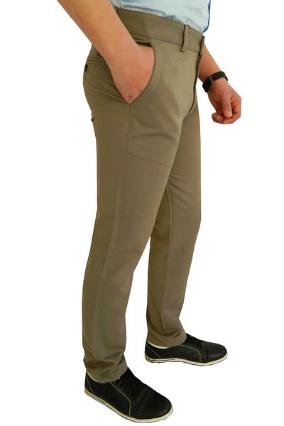 Presto Men's Lion Regular Linen Trousers 3309 Bgl-St00982