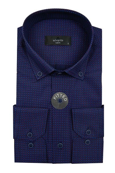 ADVANTE Мъжка риза Slim Fit на точки Bgl-st00161