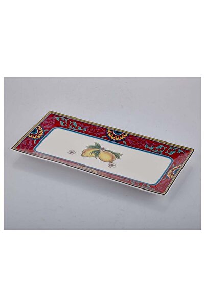 La madore Cıtrus 2lı Buyuk Dıkdortgen Tabak 30x15 Cm