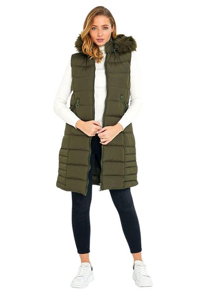 DYNAMO Long Hooded Women's Vest 5003 - Bgl-st01646