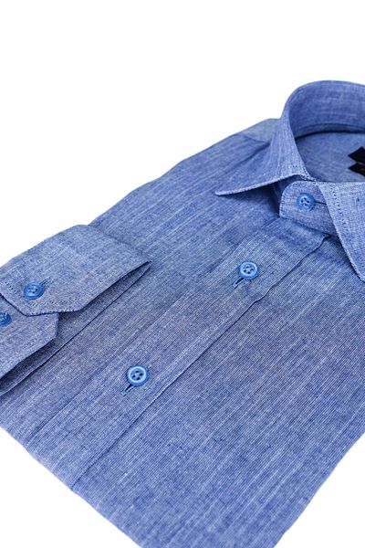rasstmen Ανδρικό μακρυμάνικο πουκάμισο Silim Fit Bgl-st01908