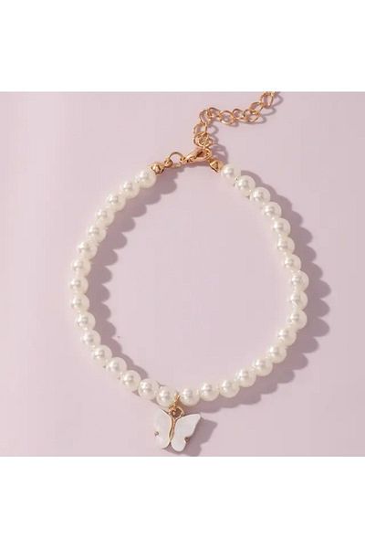 Uno Di Famiglia Pearl Bracelet, Butterfly Bracelet, Bracelet 1st Quality