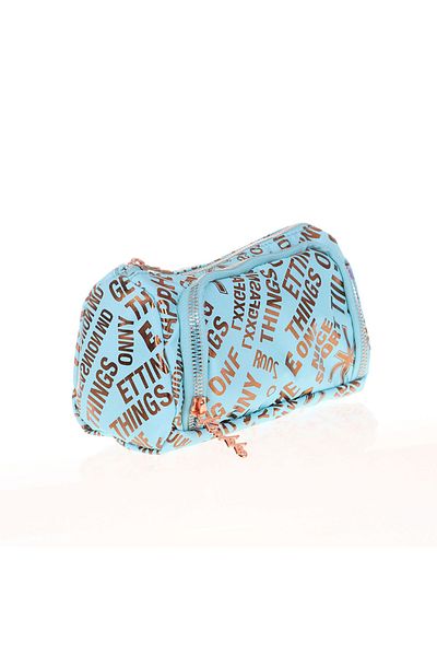 KAUKKO Τσάντα μολυβιού Brocade Plump Happy-Turquoise K2523