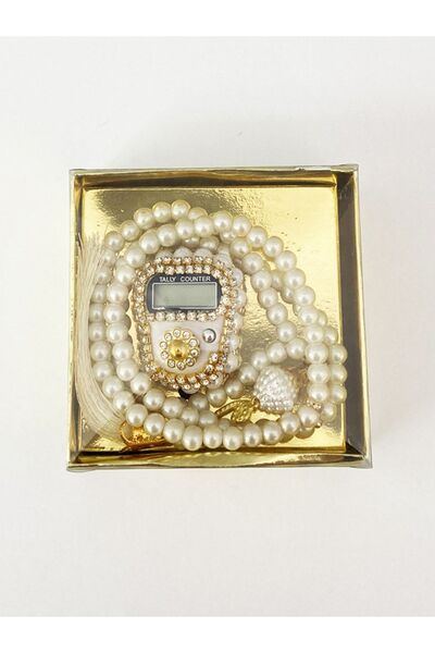 MinikButik Inci Tesbih Ve Zikirmatik Set