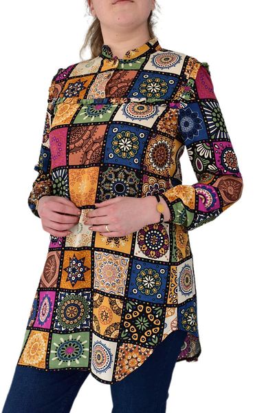 Nazal Women's Ethnic Pattern Tunic Bgl-st02016