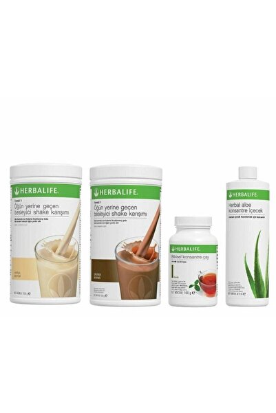 Herbalife Aylık Kilo Verme Seti (aylık Paket 2 Shake 100 Gram Klasik Çay Ve A...