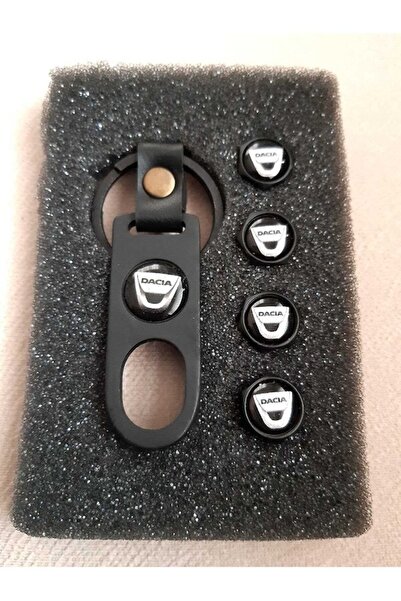 point marketing Set capac de supapă și breloc Dacia