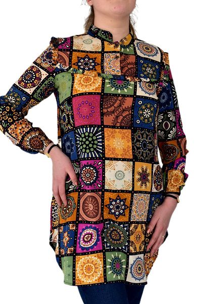 Nazal Women's Ethnic Pattern Tunic Bgl-st02016