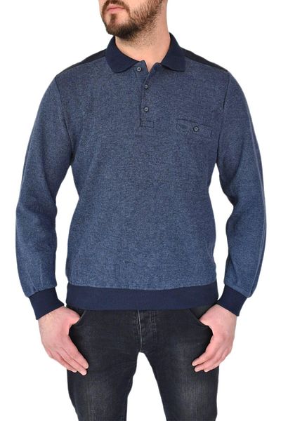 DYNAMO Men's Large Size Polo Collar Sweat 6003-1 Bt Bgl-St02306