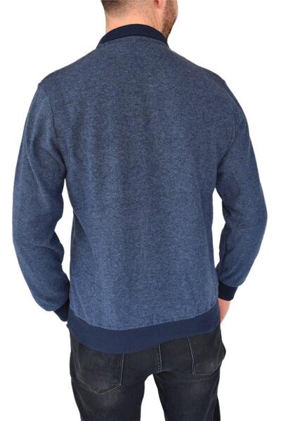 DYNAMO Чоловічий светр з коміром-поло великого розміру 6003-1 Bt Bgl-st02306