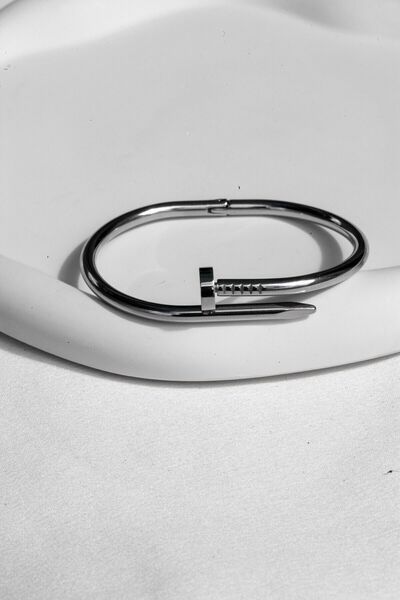 Inure Jewelry COTTER ÇELİK KELEPÇE - Hediye İçin İdeal