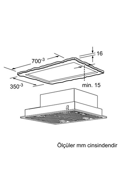 Siemens Iq300 Gömme Aspiratör 75 Cm Gümüş Metalik Lb75565