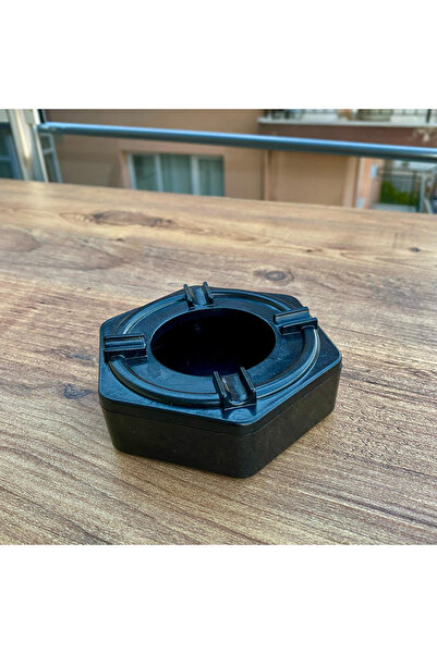 Entude Altıgen Melamin Kapaklı Küllük, Ekonomik Kafe Restoran Dış Mekan Küllük