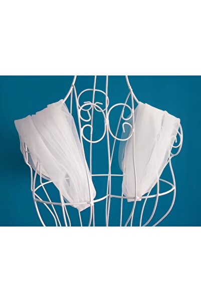 es moda shop Αποσπώμενο μανίκι από τούλι Maya White