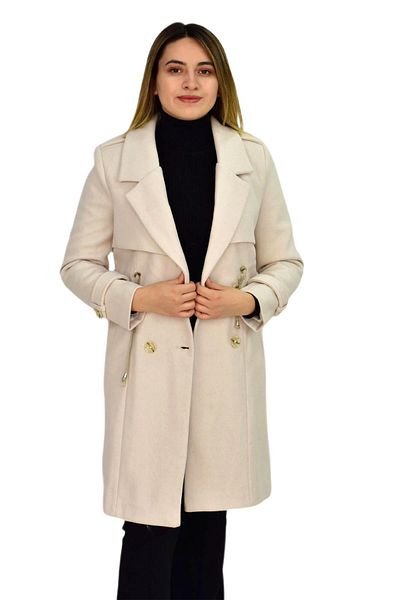 ressam Women's Stamp Coat K3018 BGL-ST03285