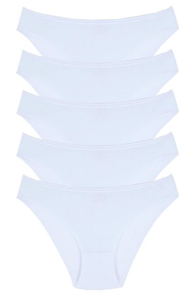 Newlilla 1001 Damen 5-teiliges Daily Slip Höschen V15