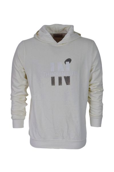 Raymons Men's Hooded Printed Basic Sweatshirt R2222 BGL-ST03194
