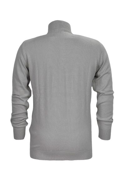 Raymons Men's Sports Straight Zip Collar Sweater R22949 BGL-ST03181
