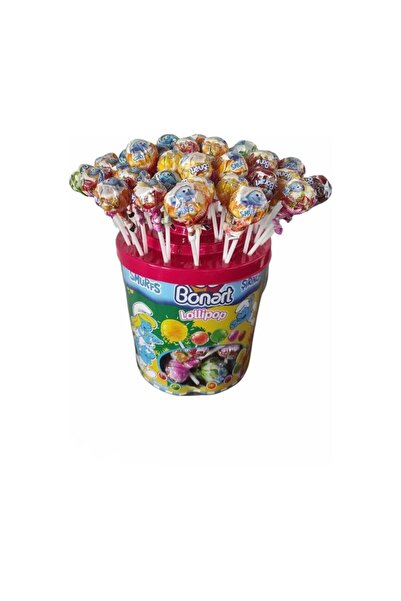 Bonart Lolipop Şirinler 11 gr X 100 Adet