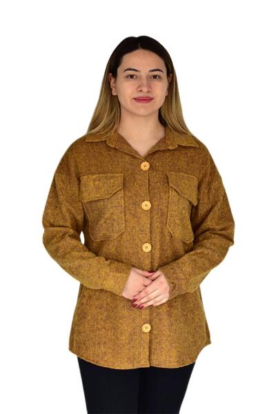 Woow Kadın Çift Cepli Oduncu Gömlek 2273 BGL-ST03279