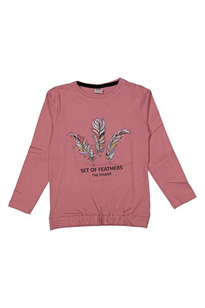 BAGLAN Devojčica, Sezonsko set majica sa perjem BGL-ST03654
