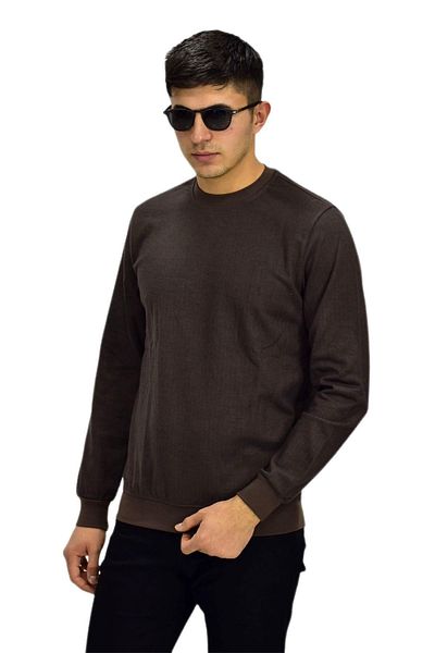 Raymons Мъжки спортен суитшърт с кръгло деколте R2270 BGL-ST03187
