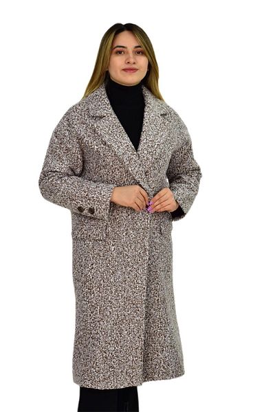 ressam Women's Boucle Stamp Coat K3146 BGL-ST03284