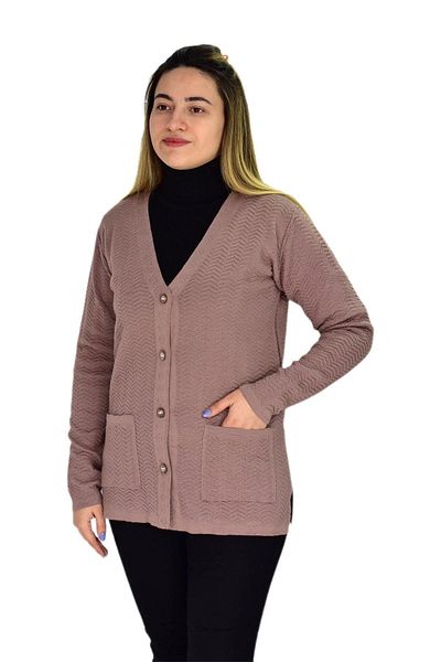 Çalıkuşu Women's Pocket Knitwear Cardigan BGL-ST03349