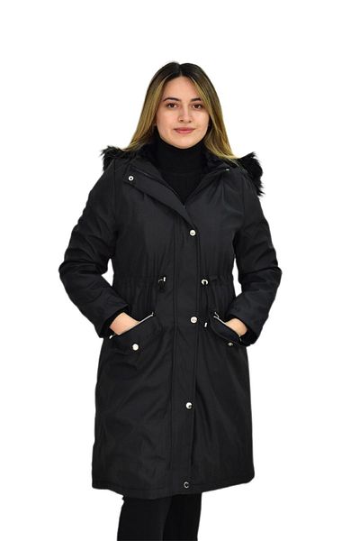ressam Women's Hooded Bondid Coat K3065 BGL-ST03289