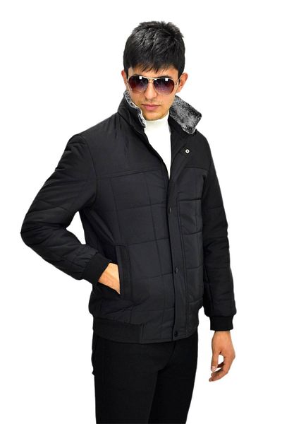 DYNAMO Men's Plus Size Sports Plush Collar Coat M3096 BGL-ST03243
