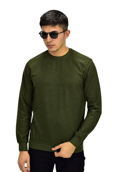 Raymons Мъжки спортен суитшърт с кръгло деколте R2270 BGL-ST03187