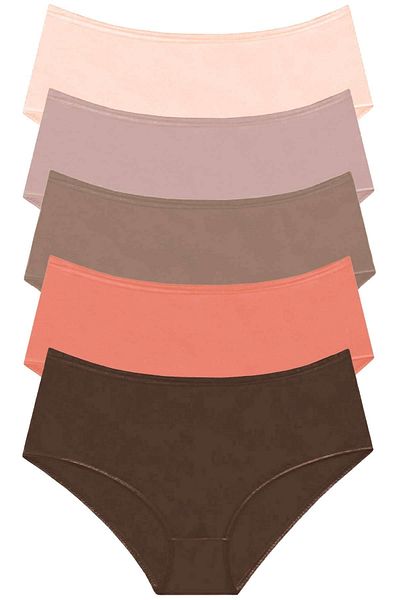Newlilla 1007 Damen Mix 5-teiliges Daily Bato Höschen 1007-v10