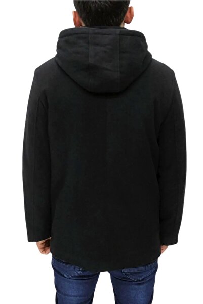 DYNAMO Ανδρικό παλτό με κουκούλα μεγάλου μεγέθους 9040 BGL-ST03248