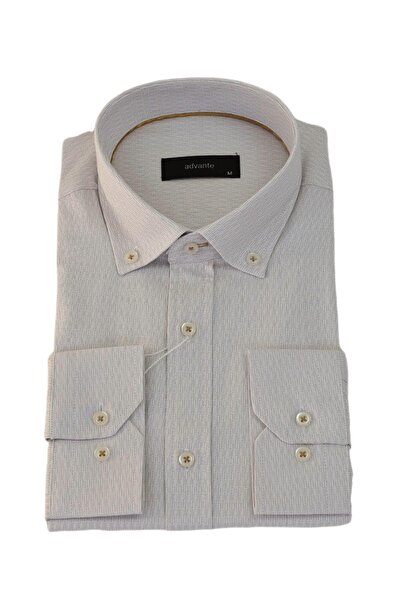 ADVANTE Чоловіча класична сорочка з довгими рукавами та смужками BGL-ST03511