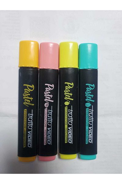 Tratto Office Set of 4 Pastel Highlighters