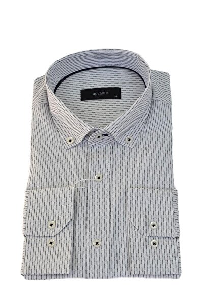 ADVANTE Чоловіча класична сорочка з довгими рукавами та смужками BGL-ST03510