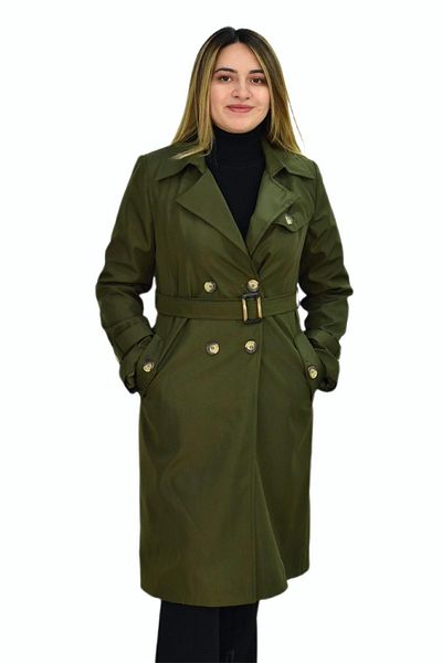 ressam Women's Belted Trench Coat K3064 BGL-ST03286