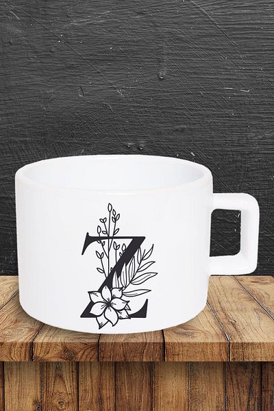 Bytwo Cup with the Letter Z - Cup cup mug - yh163
