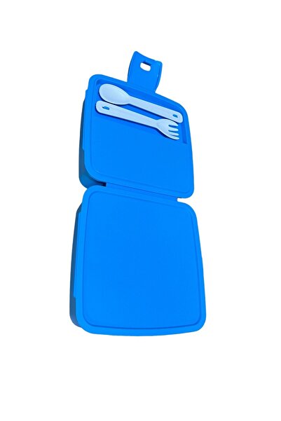 HOLLYHOME Premium 2-Layer 4-Compartment Lunch Box 15 X 16 X 9cm Blue Hh