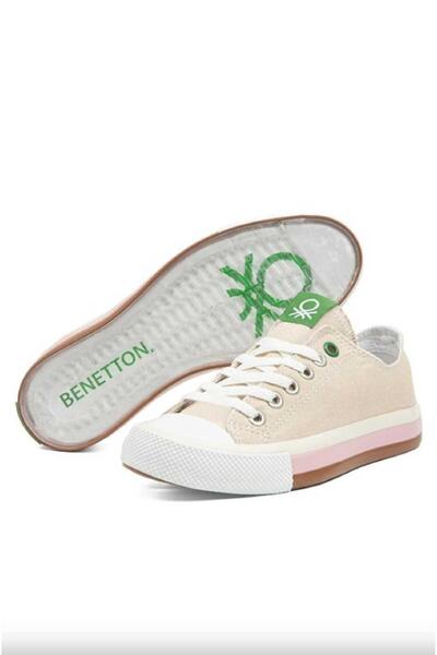 Benetton Bn-30176 Kadin Spor Ayakkabi-bej