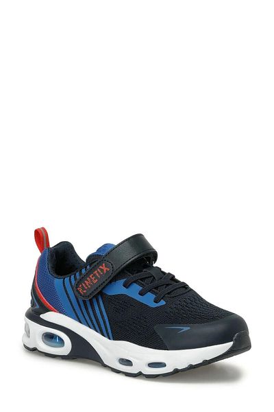 Kinetix LASER J 4FX Navy Blue Boy's Sports Shoes-Navy Blue-Sax -Red