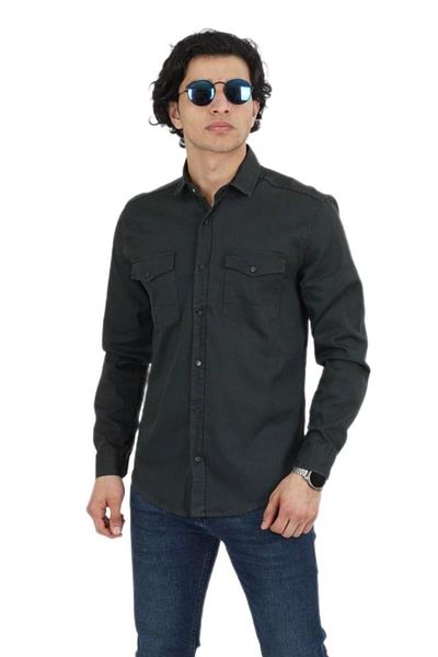 DYNAMO Men's Sports Shirt Silim Fit 9821 BGL-ST02720