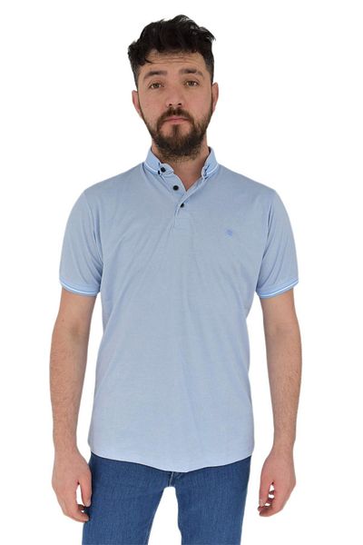 naykı Tricou cu gât polo pentru bărbați de mărime mare Kagi 2355 Bgl-st02819