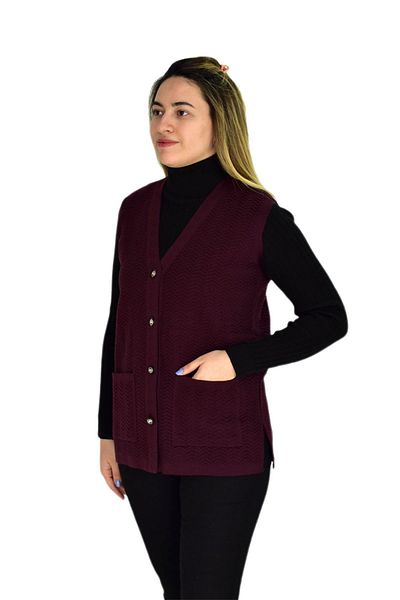 Çalıkuşu Women's Pocket Knitwear Vest BGL-ST03343