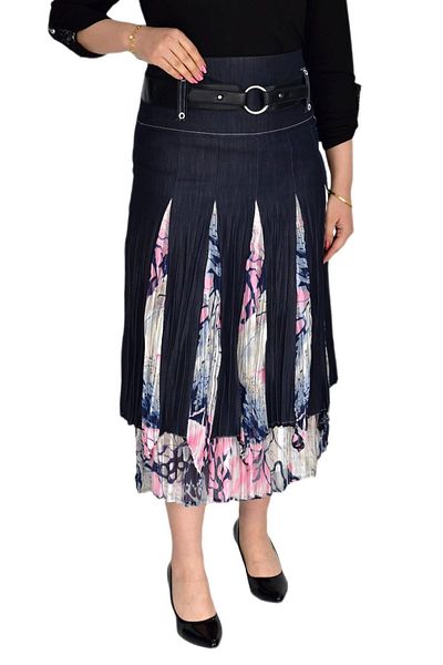 ESTİ Γυναικεία Φούστα Chiffon Tassel Kraş NS-21982
