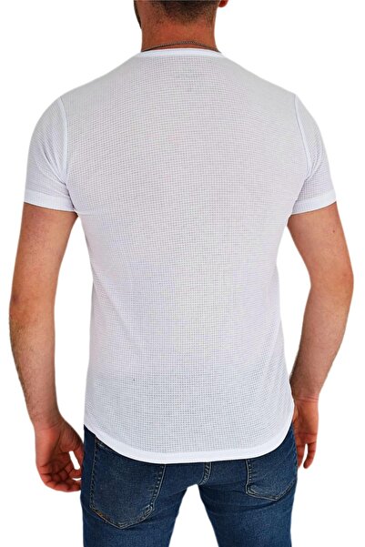 DYNAMO Ανδρικό μπλουζάκι με λαιμόκοψη T-869 Bgl-st01829