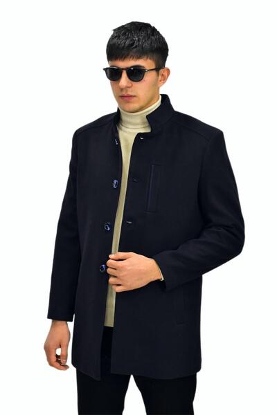 BAGLAN Чоловічий кашеміровий пальто з коміром-стійкою BGL-ST03412