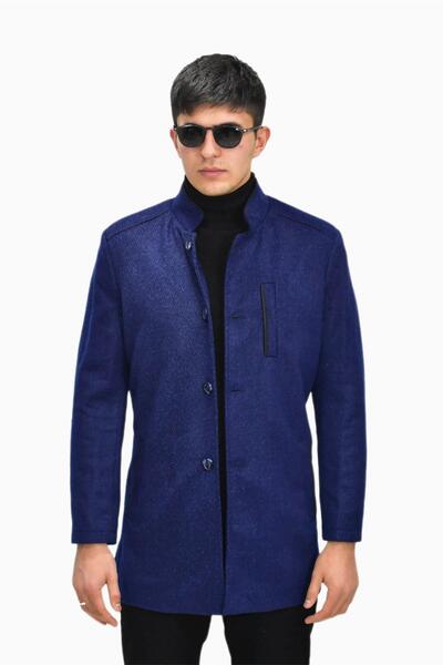 BAGLAN Чоловічий кашеміровий пальто з коміром-стійкою BGL-ST03412