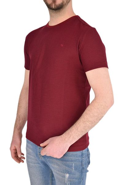 naykı Мъжка тениска с кръгло деколте Waffle Bgl-st01892