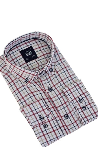 ADVANTE Чоловіча класична сорочка з довгими рукавами в клітинку BGL-ST03505